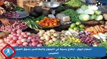 أسعار اليوم.. ارتفاع بسيط في الليمون والبطاطس بسوق العبور الخميس